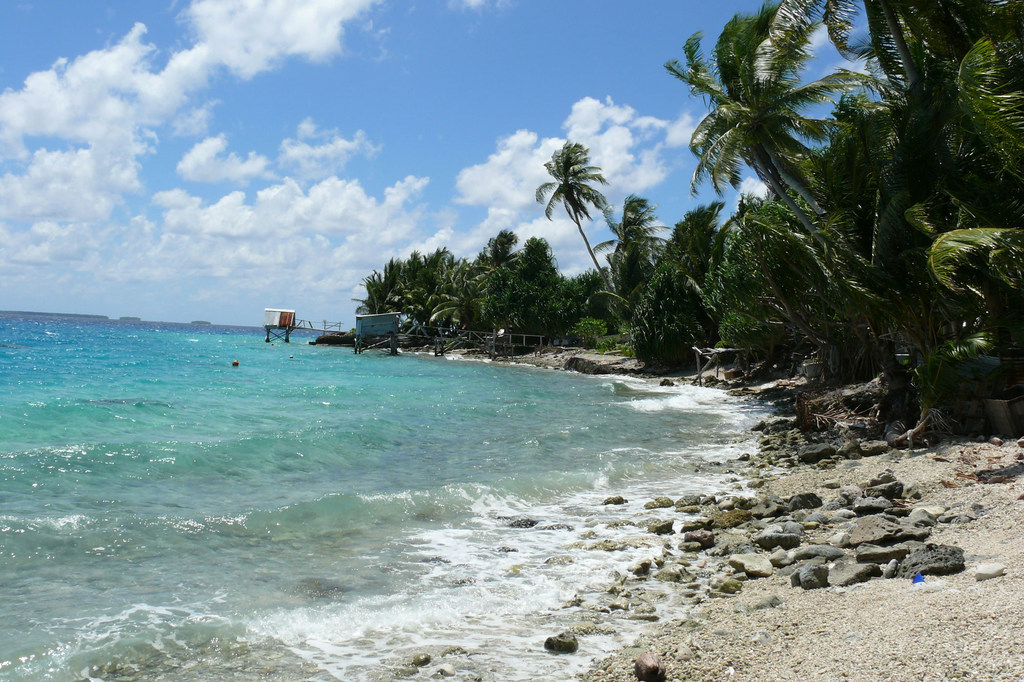 ساحل آتول نوکونونو یکی از مناطق جهان است که در برابر تاثیر تغییرات آب و هوایی آسیب پذیر است.
