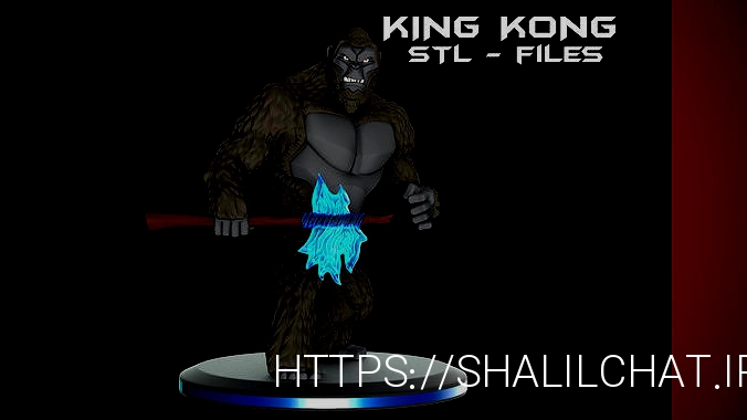 King Kong Sculpture digital STL-files